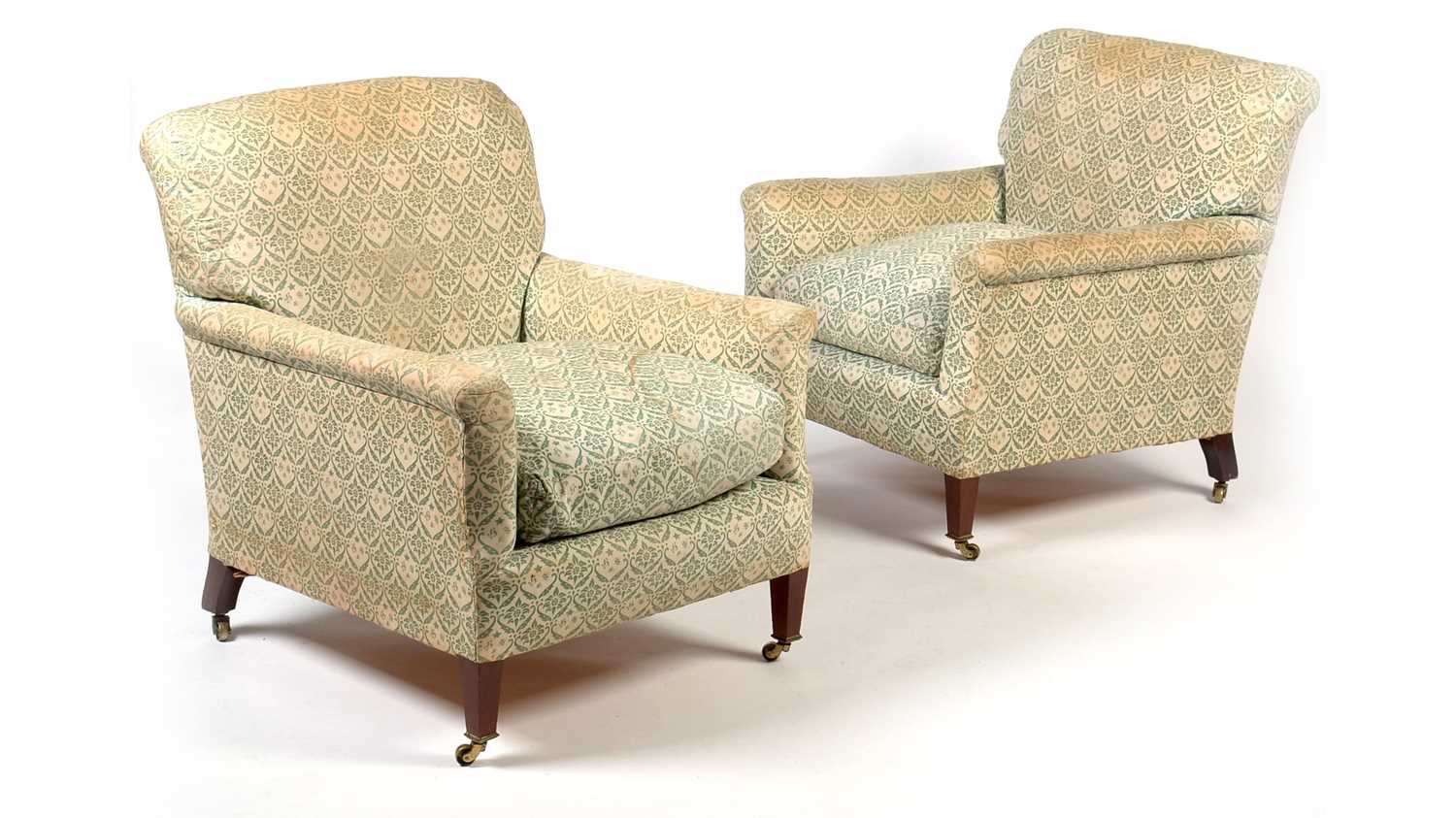 Lot 1351 - Howard & Sons Ltd: two Ingleby armchairs.