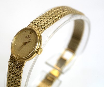 Lot 541 - Omega: a 9ct yellow gold cocktail watch