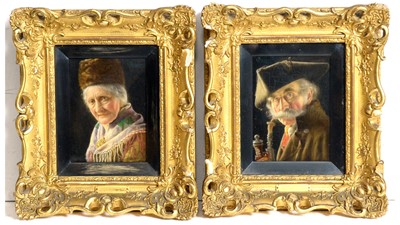 Lot 935 - Carl Heuser - Austrian Tyrolese Peasants | oil