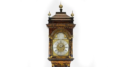 Lot 1215 - The Mansion House Clock: an interesting early 18th C longcase clock.