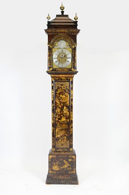 Lot 1215 - The Mansion House Clock: an interesting early 18th C longcase clock.