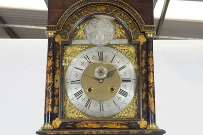 Lot 1215 - The Mansion House Clock: an interesting early 18th C longcase clock.