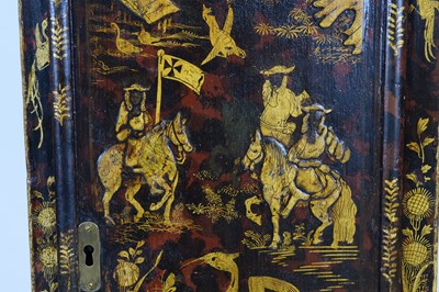 Lot 1215 - The Mansion House Clock: an interesting early 18th C longcase clock.