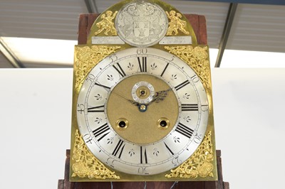 Lot 1215 - The Mansion House Clock: an interesting early 18th C longcase clock.