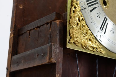 Lot 1215 - The Mansion House Clock: an interesting early 18th C longcase clock.