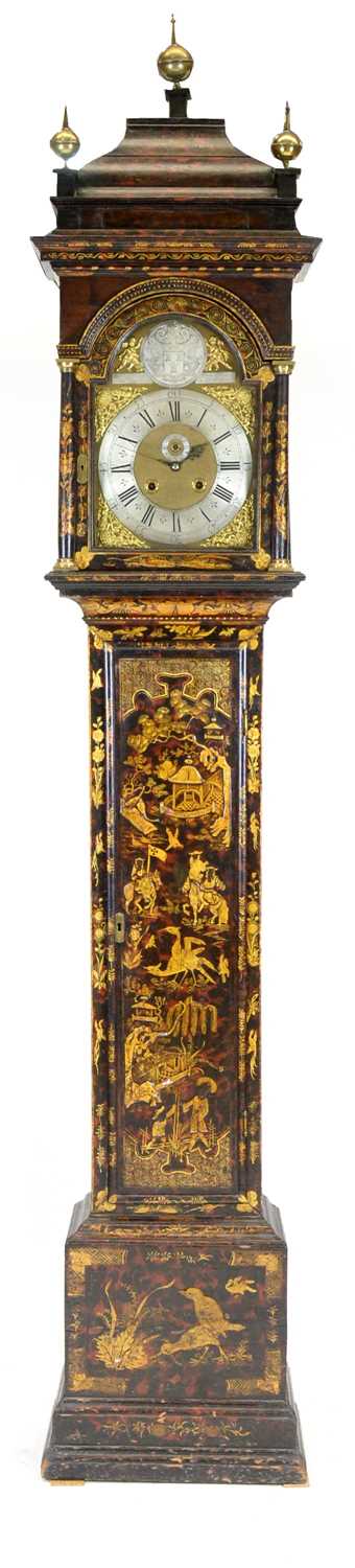 Lot 1215 - The Mansion House Clock: an interesting early 18th C longcase clock.