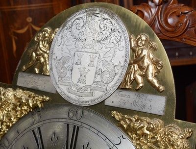 Lot 1215 - The Mansion House Clock: an interesting early 18th C longcase clock.