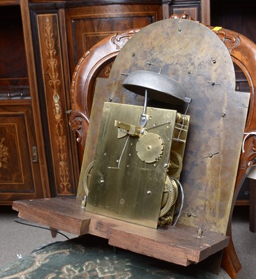Lot 1215 - The Mansion House Clock: an interesting early 18th C longcase clock.