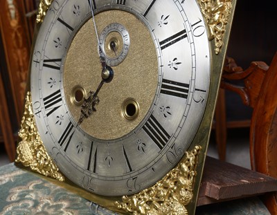 Lot 1215 - The Mansion House Clock: an interesting early 18th C longcase clock.