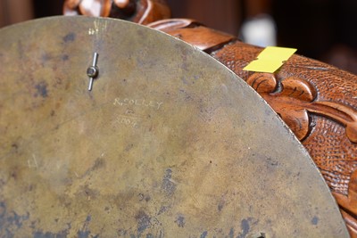 Lot 1215 - The Mansion House Clock: an interesting early 18th C longcase clock.