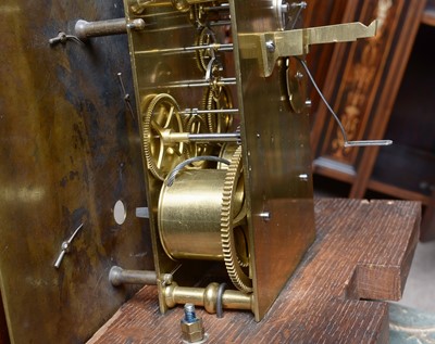 Lot 1215 - The Mansion House Clock: an interesting early 18th C longcase clock.