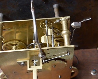 Lot 1215 - The Mansion House Clock: an interesting early 18th C longcase clock.