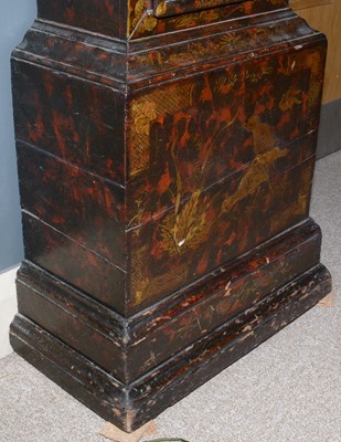 Lot 1215 - The Mansion House Clock: an interesting early 18th C longcase clock.