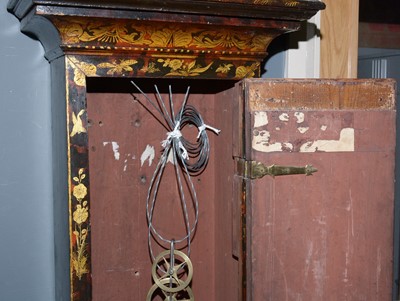 Lot 1215 - The Mansion House Clock: an interesting early 18th C longcase clock.