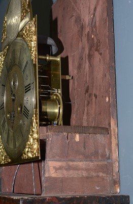 Lot 1215 - The Mansion House Clock: an interesting early 18th C longcase clock.