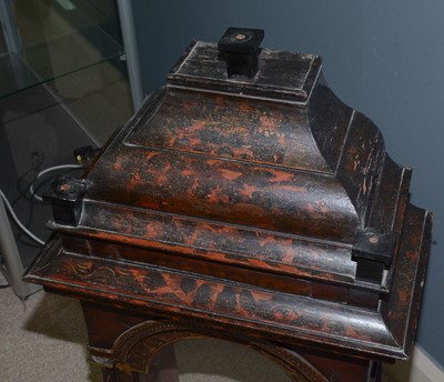Lot 1215 - The Mansion House Clock: an interesting early 18th C longcase clock.