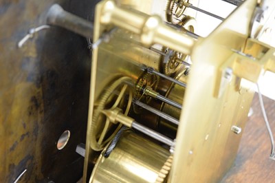 Lot 1215 - The Mansion House Clock: an interesting early 18th C longcase clock.