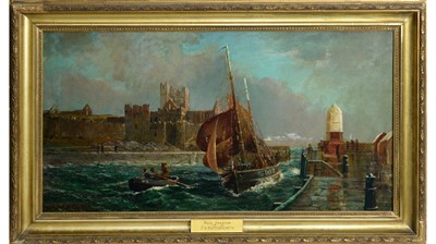 Lot 946 - James Henry Butterworth - Peel Harbour | oil