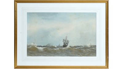 Lot 738 - William Thomas Nichols Boyce - Crossing the Bar | watercolour