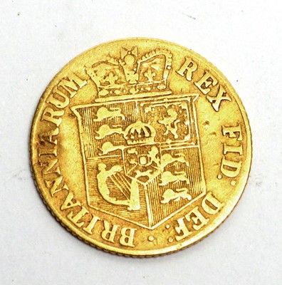 Lot 107 - A George III gold half sovereign, 1818.