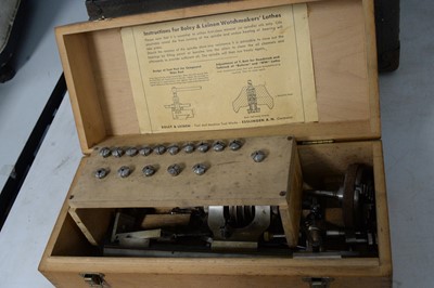 Lot 195 - A Boley & Leinen Watchmakers’ lathe