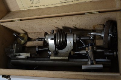 Lot 195 - A Boley & Leinen Watchmakers’ lathe