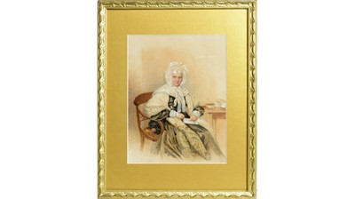 Lot 789 - Benjamin Delacour - Madame Delacour | watercolour