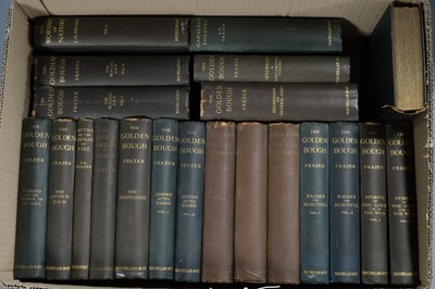 Lot 465 - A collection of The Golden Bough hardback books by James George Frazer
