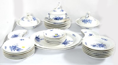 Lot 250 - A Royal Copenhagen blue and white dinner service