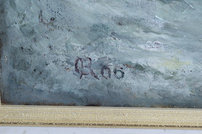 Lot 789 - Charles Rutherford - Crashing Waves and Rocks | oil