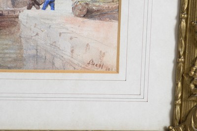 Lot 756 - Alexander Carlyle Bell - Mount Pilatus and Lake Lucerne | watercolour