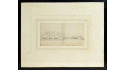 Lot 811 - Willem Van de Velde, The Younger - The Dutch Fleet in the Thames | pencil