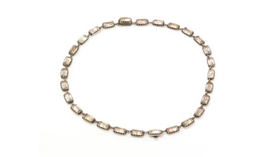 Lot 496 - An early 19th Century black dot necklace
