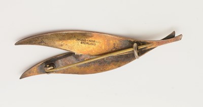 Lot 336 - George Jensen bangle and Thune brooch