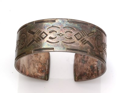 Lot 336 - George Jensen bangle and Thune brooch