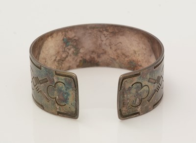 Lot 336 - George Jensen bangle and Thune brooch