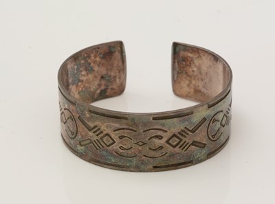Lot 336 - George Jensen bangle and Thune brooch