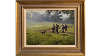 Lot 1038 - Stephen Hawkins - Spring Morning Shoot | oil