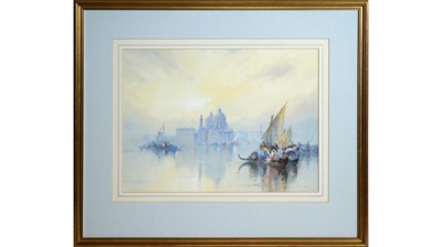 Lot 45 - Frank Wasley - The Grand Canal, Venice | watercolour