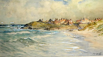 Lot 46 - Thomas Swift Hutton - Seaton Sluice | watercolour