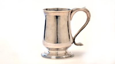 Lot 612 - A George III silver tankard, by John Langlands I & John Robertson I