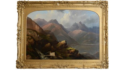 Lot 1004 - Edward Train - The Splendor of the Scottish Highlands | oil