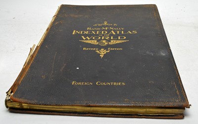 Lot 549 - Rand, McNally & Co.'s Indexed Atlas of the World.