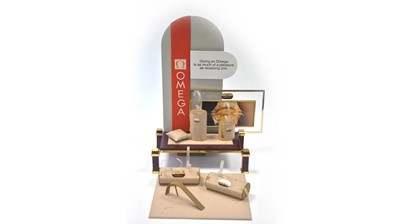 Lot 534 - An Omega Shop Display stand