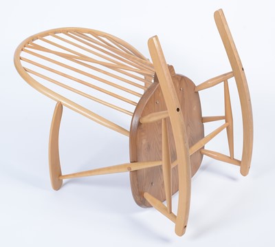 Lot 7 - Ercol: a No. 315 grandfather rocking chair.