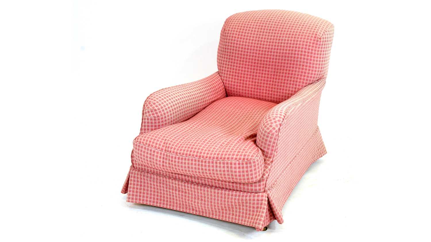 Lot 1350 - An early 20th Century armchair by Howard & Sons.