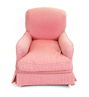 Lot 1350 - An early 20th Century armchair by Howard & Sons.