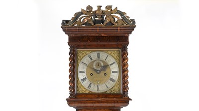 Lot 1212 - Thomas Meekins, Amesbury: an 18th C walnut longcase clock.