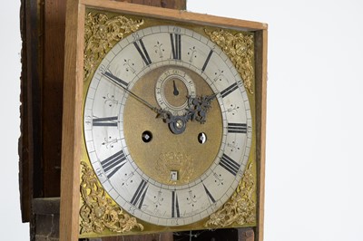 Lot 1212 - Thomas Meekins, Amesbury: an 18th C walnut longcase clock.