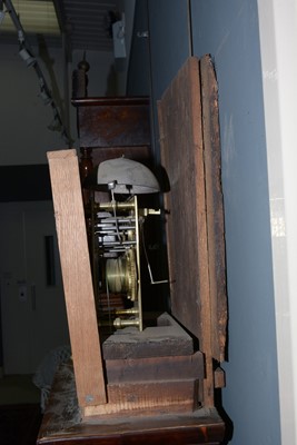 Lot 1212 - Thomas Meekins, Amesbury: an 18th C walnut longcase clock.